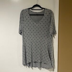 Soma Women's Polka Dot Crew Neck Dress Size XL